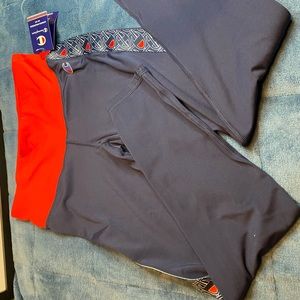 CHAMPION PHYS ED HI RISE ATHLETIC LEGGINGS WOMEN'S SIZE M CAPRI